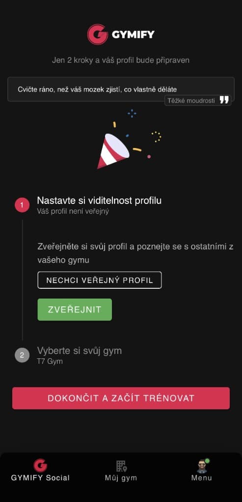 Vyber T7 Gym